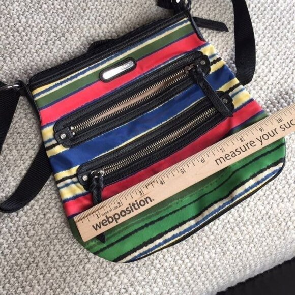 Dana Buchman Crossbody bag in fun stripes - Picture 5 of 8